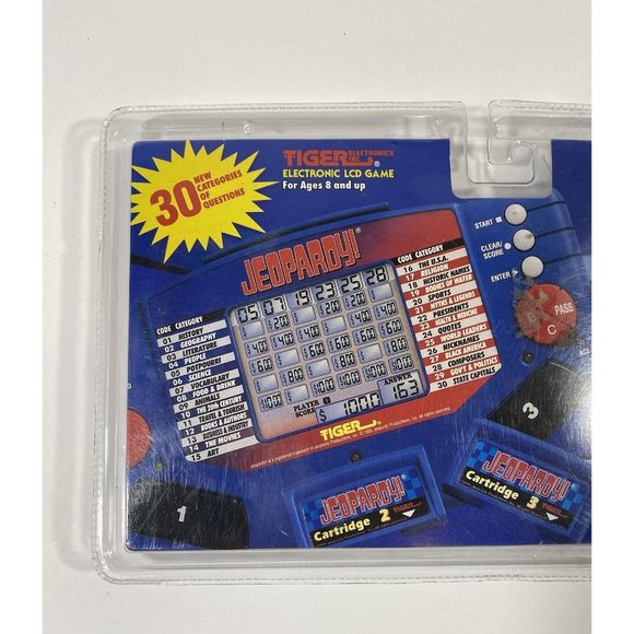 Jeopardy Handheld Electronic Game Cartridge & Answer Book Cartridge #2 Sealed - Picture 6 of 6